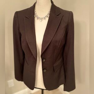 Beautiful lightweight dark chocolate brown/black The Limited pants and jacket.